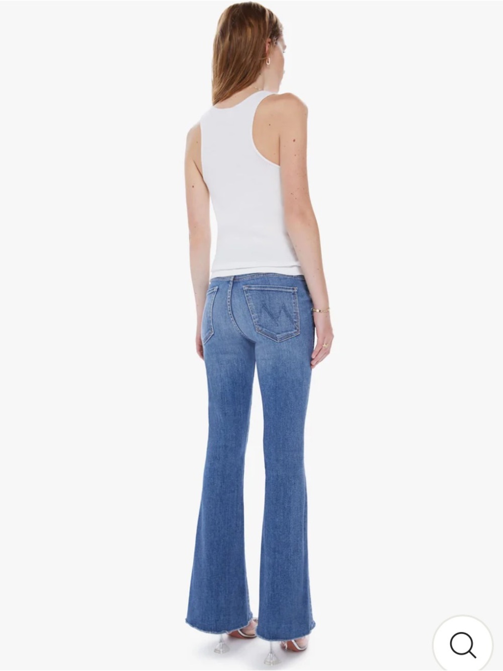 MOTHER The Weekender Fray Flared Jeans A Groovy Kind Of Love 32 - Picture 3 of 16